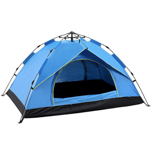 Tente <span class=keywords><strong>de</strong></span> <span class=keywords><strong>camping</strong></span> instantanée automatique pliable pour 3-4 personnes, en tissu Oxford polyester imperméable, pour <span class=keywords><strong>le</strong></span> <span class=keywords><strong>camping</strong></span>, <span class=keywords><strong>la</strong></span> randonnée et <span class=keywords><strong>la</strong></span> plage - Product Image 2