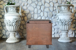 ODM OEM Casa de gato minimalista moderna de primera calidad interior mediados de siglo elegante cama para mascotas muebles cueva oscura para dormir - Product Image 6