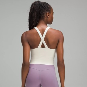 Set Fitness da Donna Lulu: Reggiseno Sportivo <span class=keywords><strong>Sexy</strong></span> con Schiena Scoperta e Leggings Aderenti ad Asciugatura Rapida - Product Image 6
