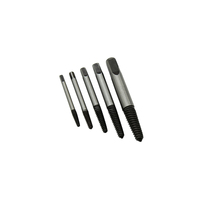 Jeu d'extracteurs de vis 5 pièces pour outils à main de réparation de filetage cassé No.1-No.5