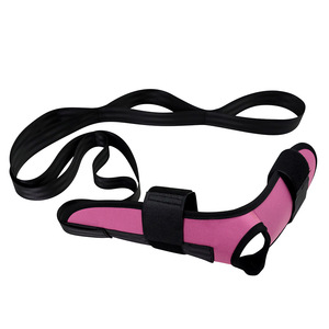 Yoga Stretching Belt Upgraded <b>Ankle</b> <b>Support</b> For Fitness Body Shaping Solid Color Manual Traction Correction Device - Product Image 4