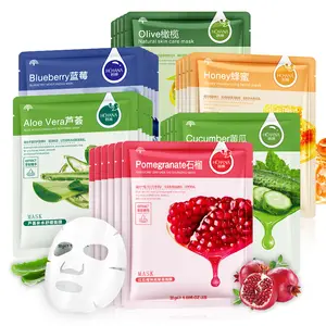 Hot Sales Skin Care Moisturizing Oil Control Organic Facial Sheet Mask Vitamin C Beauty Hydrating Face Sheet Masks