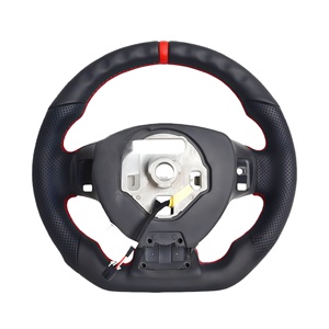 Volant Chevrolet <span class=keywords><strong>Camaro</strong></span> en cuir Nappa et fibre de carbone pour Chevrolet <span class=keywords><strong>Camaro</strong></span> 2007-2011 - Product Image 2