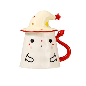Taza de Cerámica con Forma de Fantasma, Linda y Creativa, de Alta Calidad, <span class=keywords><strong>para</strong></span> Parejas, Graduación, con Tapa - Product Image 6
