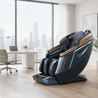 Tragbarer, faltbarer Ganzkörper-Massagesessel mit Zero-Gravity-Funktion, Tiefengewebsmassage, 4D-Manipulator und intelligenter Sprachsteuerung