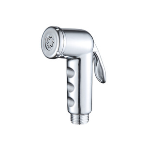Pistolet pulvérisateur de toilette portable en ABS argenté, buse de bidet à jet unique pour salle de bain - Product Image 5