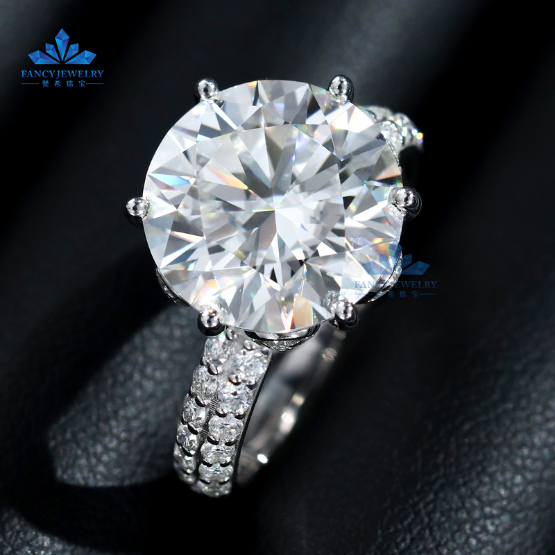 NEW High End 2CT Moissanite Eternity