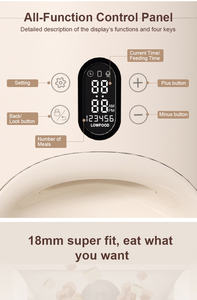 جهاز تغذية الحيوانات الأليفة الذكي التلقائي واي فاي تويا 4 لتر مع كاميرا الكلب موزع طعام القط ، منتج الحيوانات الأليفة - Product Image 4