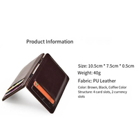 Dompet Kartu Minimalis yang Terbuat dari Kulit Sintetis dengan Kapasitas Tinggi dan Profil Ramping