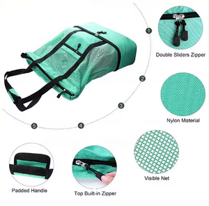 Sac isotherme réutilisable grande capacité avec plusieurs compartiments pour activités de plein air - Product Image 4