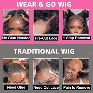ISEE Wear Perruques en dentelle HD sans colle 9x6 Body Wave Lace Front Wig Pré-coupées Pré-épilées Perruques en cheveux humains Achats en ligne Cheveux vierges - Product Image 6