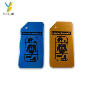 Etichette per bagagli etichette da viaggio in lega di alluminio etichette identificative porta carte di nome per borse per bagagli valigie 6 colori - Product Image 3