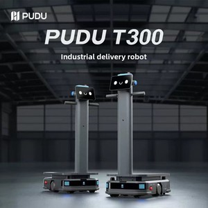 Robot de livraison industriel <span class=keywords><strong>PUDU</strong></span> T300, équipement d'automatisation mobile intelligent, appareil intelligent avec lecture vocale, moderne et haut de gamme - Product Image 1