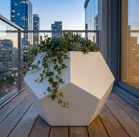 Jardinière modulaire en acier Corten, kit de jardin surélevé facile à assembler pour projets extérieurs