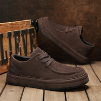 Zapatos de Hombre, Nuevos Tenis Negros con Cordones, Estilo Casual y Deportivo para Otoño, con Parte Superior de PU y Suela de PVC