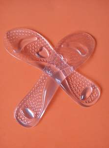 Alfombrilla de silicona Sandalia Arco oculto Medias yardas Zapatos de amortiguación, <span class=keywords><strong>Suela</strong></span> de pie de silicona - Product Image 2