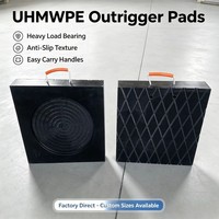 Plaques de protection en polyéthylène 70 tonnes pour camions de pompiers, protection au sol en PEHD stabilisé aux UV, antidérapantes, taille personnalisée, direct usine
