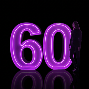 Letras LED 3D de 4 y 5 pies con Luces, Letras LED para Bodas, Letras Luminosas Personalizadas con la Palabra LOVE - Product Image 1