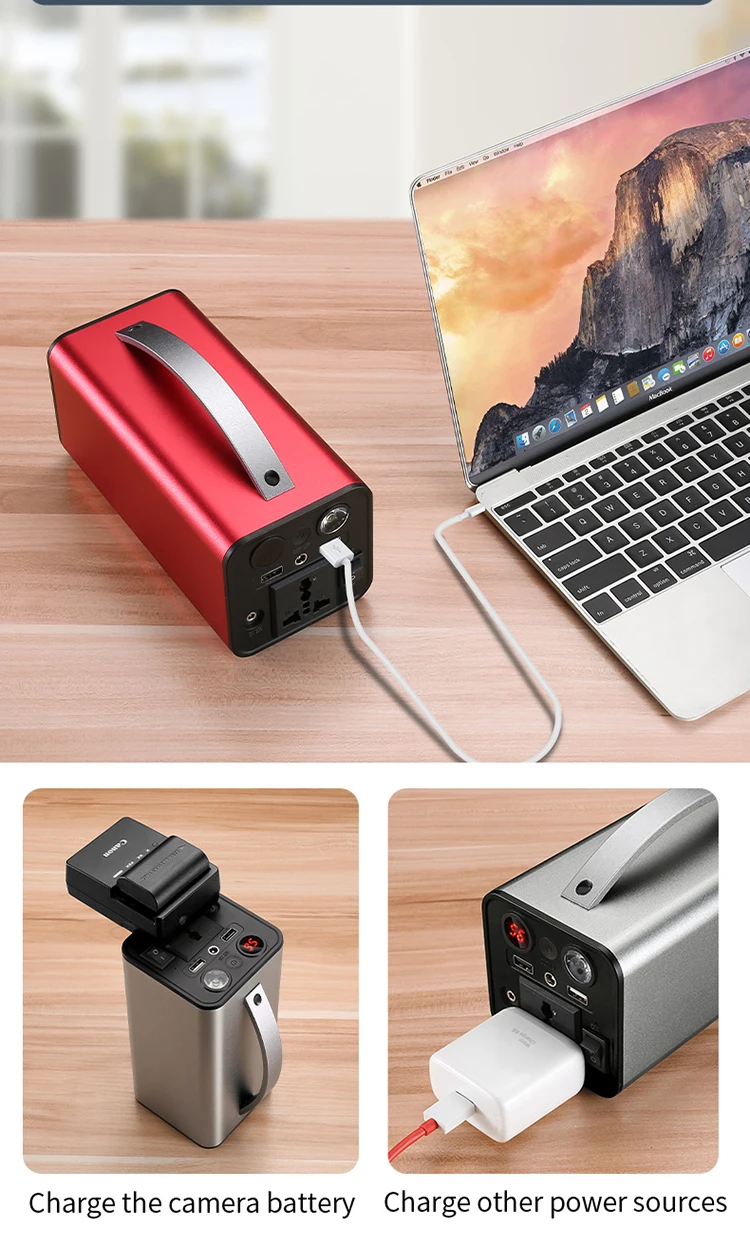 Newest factory sale electricity generation portable safe battery charger multi-function portable power station - Power Station - 6