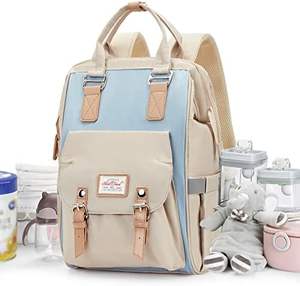 Échantillon gratuit, vente en gros, sac à langer en cuir véritable authentique pour bébés, haut de gamme, durable, grande capacité, sac à dos pour bébé - Product Image 6