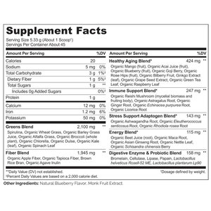 Poudre super verte de qualité supérieure Marque privée Super <span class=keywords><strong>Food</strong></span> Smoothie Bio Poudre super alimentaire verte - Product Image 2