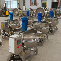 600l Jam Machine Aardbei Jam Kookpot Pindakaas Jas Ketel Koken Voor Jam Fruit Puree Jas Ketel