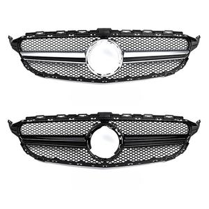 Veidt pour Mercedes-Benz Classe C W205 Lifting de Face, Mise à Niveau <span class=keywords><strong>AMG</strong></span> C43/C63 <span class=keywords><strong>AMG</strong></span> GT, Emblème de Calandre Illuminé - Product Image 4