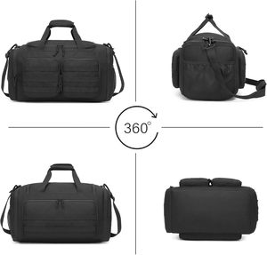 Bolsa Táctica de Lona para Hombre, Bolsa de Lona de 35L para Gimnasio, Viajes de Fin de Semana, Entrenamiento, Bolsa Molle - Product Image 2