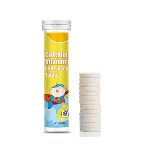 Wholesale OEM private label calcium + vitamin d3 effervescent tablet could be customized