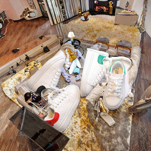 Zapatillas Deportivas con Cordones para Otoño y Primavera, Unisex, con Luces Brillantes, Zapatos de Piel Sintética para Niños - Product Image 2