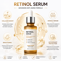 Marque privée pour sérum anti-âge lissant pour le visage, liquide 30 ml, soins de la peau OEM avec bienfaits anti-rides