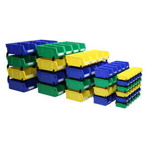 थोक मेश डिचेबल कार्यालय आयोजक स्टेकयोग्य प्लास्टिक ड्रॉअर शेल्फ बिन बॉक्स गोदाम भंडारण संयुक्त - Product Image 4