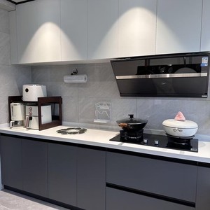 Gabinetes de Cocina Modernos Modulares Personalizados de Madera Maciza Plegables y Desmontables Kerala Price con Fregadero y Cajones de Cierre Suave - Product Image 1