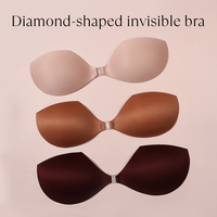 Nouveau soutien-gorge invisible sans bretelles en silicone ultra-adhésif 2026 pour robe dos nu, rehausseur de décolleté pour femme