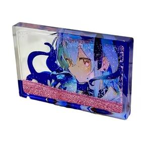 Breloques en acrylique personnalisées en gros, porte-clés en acrylique de dessin animé, porte-clés en acrylique transparent, porte-clés en époxy transparent - Product Image 6