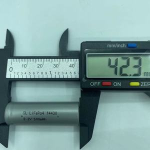 แบตเตอรี่ลิเธียมไอออน Lifepo4 รุ่นใหม่เอี่ยม 3.2v 500mah ระดับมืออาชีพ แบบชาร์จได้ รุ่น 14430 สินค้าพร้อมส่ง - Product Image 4