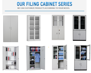 Steel File Storage Cabinets <b>with</b> Glass Doors for Offices and Workshops - Product Image 6