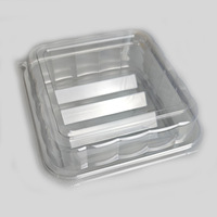 Boîte d'emballage alimentaire pour rouleaux de pâte à sucre (Roll & Queen Roll) avec séparateur, capacité 8 rouleaux
