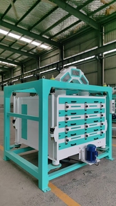 เครื่องคัดแยกแบบหมุนไฟฟ้า 4T-6T ต่อชั่วโมง สำหรับข้าว ข้าวโพด ถั่วเหลือง เครื่องแยกอัตโนมัติอเนกประสงค์ พร้อมตัวควบคุม PLC - Product Image 5