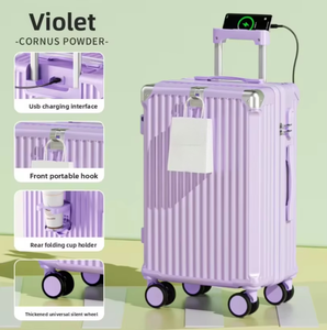 <span class=keywords><strong>Valise</strong></span> à roulettes 2026 Nouvelle Collection 20 Pouces Grande Capacité Multifonctionnelle Design Élégant - Product Image 2