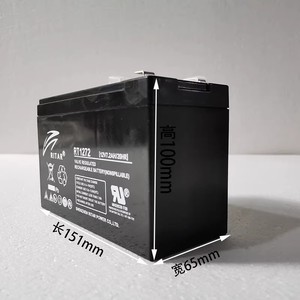 แบตเตอรี่แบบชาร์จได้ Ritar Rt1270h 12V 7Ah สำหรับไฟฉุกเฉินลิฟต์และแหล่งจ่ายไฟ - Product Image 1
