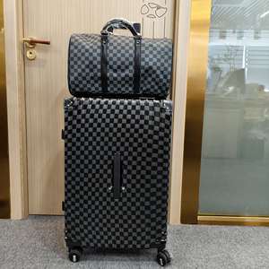 Bagaj setleri taşımak 20 24 26 inç hafif bavul ile çıkrık 2 parça alüminyum çerçeve bagaj çanta seti 2 adet - Product Image 6