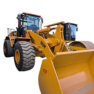 Chargeuse sur pneus Cat 966H d'occasion, faible nombre d'heures, 6 tonnes, avec moteur Cat C11 ACERT, performances puissantes, consommation de carburant raisonnable - Product Image 1