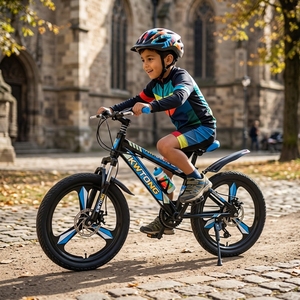 <span class=keywords><strong>Vélo</strong></span> de montagne pour enfants 20 pouces, <span class=keywords><strong>vélo</strong></span> pour enfants avec frein à disque, fourche à suspension, cadre en acier, VTT pour garçons et filles, roues en alliage de magnésium - Product Image 6