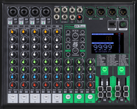 Console de mixage tout-en-un professionnelle, boîtier métallique, du studio de chambre à coucher à la scène, offrant un son partout