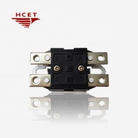 Thermostat bimétallique HCET KSD307 30A 40A 50A 60A pour chauffe-eau électrique, interrupteur de contrôle de température, protection contre les surintensités, en plastique