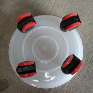 Vente en gros P122 Grandes soucoupes en résine plastique transparente Durable Roue <span class=keywords><strong>de</strong></span> jardin universelle Plateaux <span class=keywords><strong>pour</strong></span> pots <span class=keywords><strong>de</strong></span> <span class=keywords><strong>fleurs</strong></span> Plus épais <span class=keywords><strong>pour</strong></span> plantes et <span class=keywords><strong>fleurs</strong></span> - Product Image 6