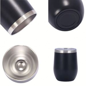 Thermos isotherme en acier inoxydable double paroi de 12 oz, en forme d'œuf, avec couvercle, pour café, mini-tasse en forme d'œuf pour l'extérieur - Product Image 2