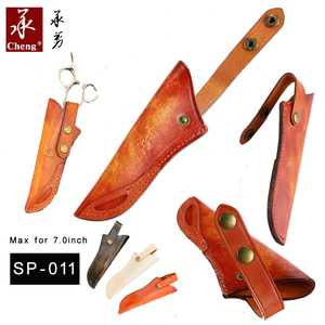 Funda de Cuero para Tijeras de Peluquería de Alta Calidad, Color Negro, Modelo SP-012X, Marca CHENG YONGHE - Product Image 2