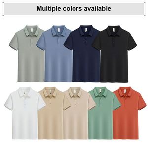 Camisas Polo Bordadas con Logotipo Personalizado al por Mayor, Camisas de Golf de Alta Calidad para Hombre, Atléticas, Delgadas, Elásticas, de Color Sólido - Product Image 3